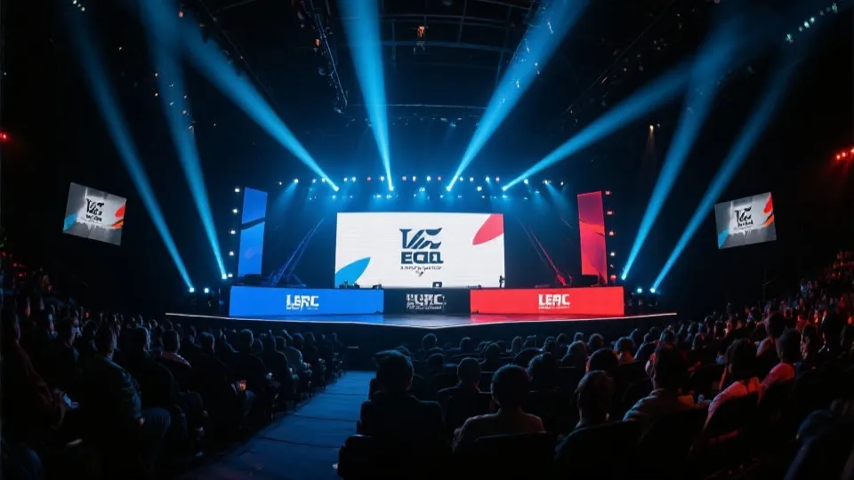 LPL直播 赛事现场舞台